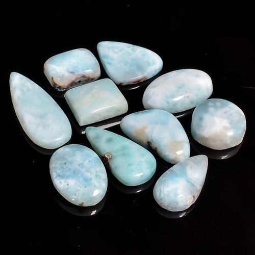 100 natural larimar cabochon - 100%,