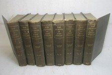 The Journal of the Rev. John Wesley, A.M., 8 volume book set, 1909-1916.
