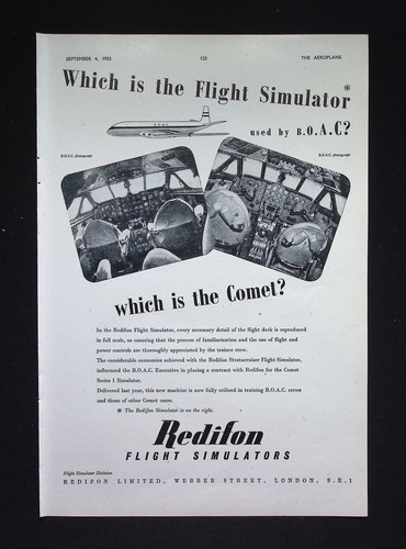 Original 1953 advert - 1953, redifon