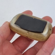 Vintage Horn Pocket Snuff Box