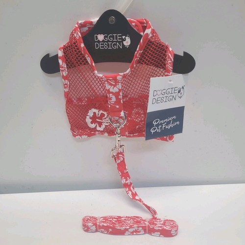 Dog harness cool mesh hawaiian - harness,