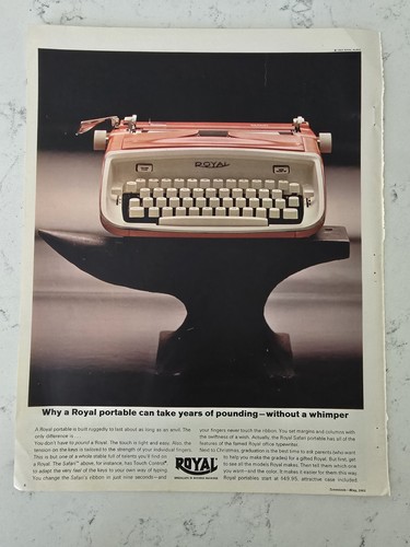 1963 royal pink portable - 1963,