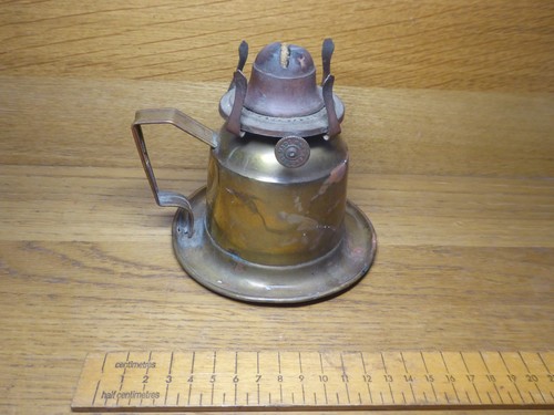 Antique brass veritas lamp - veritas,