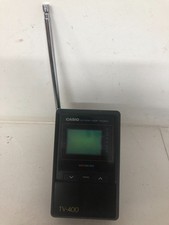 RETRO Tiny Portable Hand-Held Casio TV-400 Television - LCD POCKET COLOUR TV