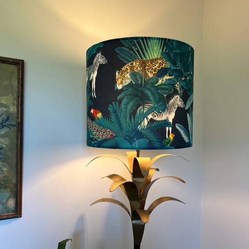 Jungle velvet black drum - jungle, black,