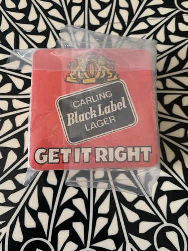 Carling black label - label, beer
