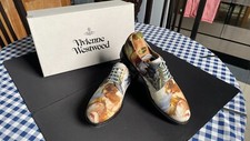 Vivienne Westwood Special Edition Paradise Print Leather Shoes Size 8