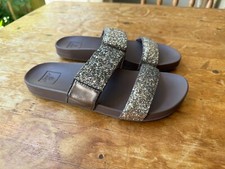WOMENS REEF SPARKLY GREY FLIP