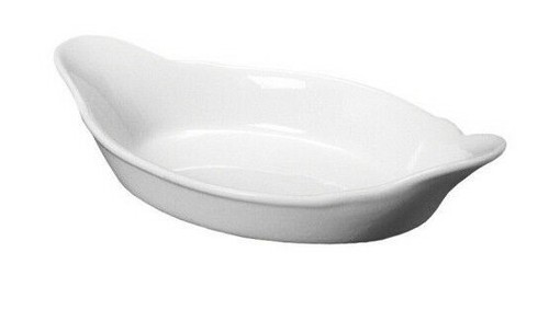 Oval eared serving dishes - oval,