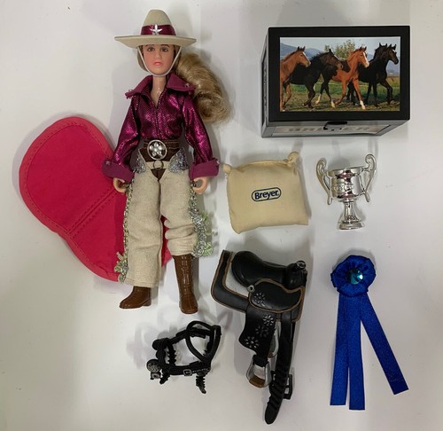 Breyer horse rider and tack - horse,
