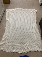 Vintage Hand-Knitted Wool Baby