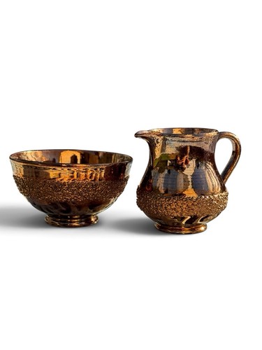 Antique english copper lustre - antique,