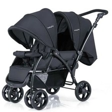 Double pushchair with - double,