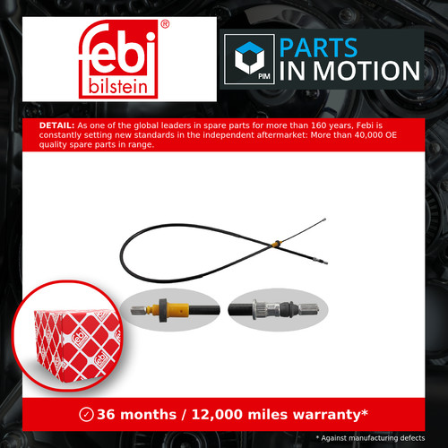 Handbrake cable rear left - handbrake, or
