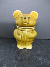 Vintage Ceramic Bear Shaped Honey Pot