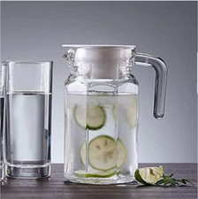 Slim glass fridge jug 750ml - fridge,