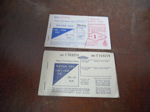 Motor fuel ration - fuel,