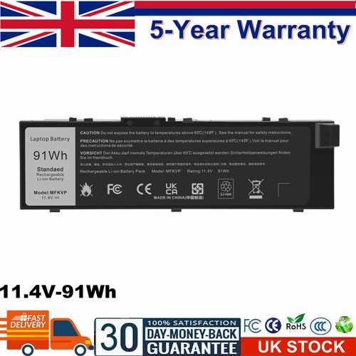 91wh battery mfkvp for dell - battery,