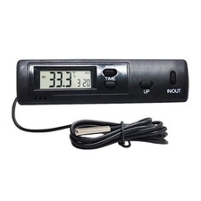 Home Thermometer Indoor/Outdoor Auto LCD Display In Out Clock for Car Aquarium