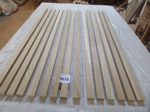 Hardwood oak timber slats - oak, @