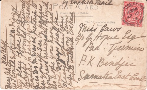 Kgv post card - gb, p