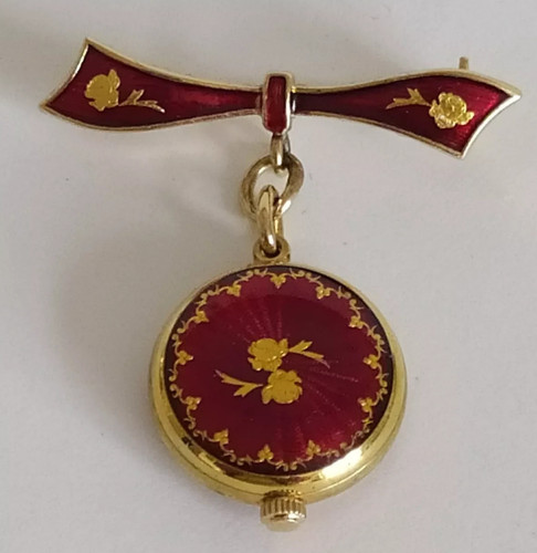 Brooch nurses style fob watch - nurses,