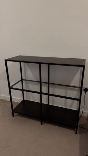 Modern black metal glass - metal, &