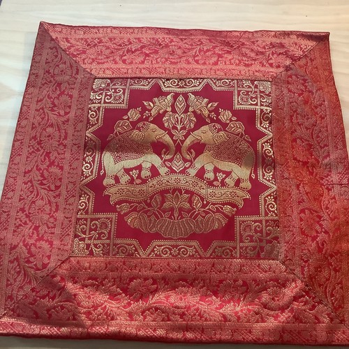 Indian pillow cover - pillow, elephant