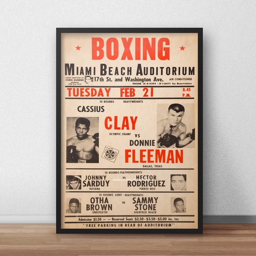 Clay fleeman boxing poster - boxing,