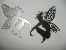 Crouching fairy die cutter