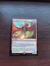 1x FOIL WRATHFUL RED DRAGON - Baldur's Gate - MTG - Magic the Gathering