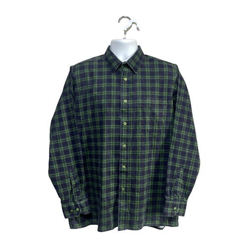 Mens checked flannel shirt - checked,