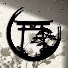 Japanese bonsai tree torii - japanese,