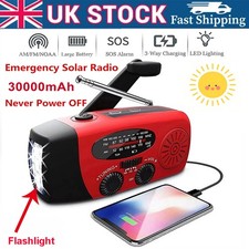 10000mAh Wind Up Solar Radio