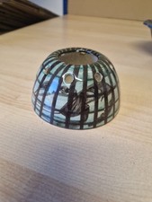 Vintage Isle of Man Pottery Flower Potpourri Vase, 1970s 9.5cm X 5.5cm