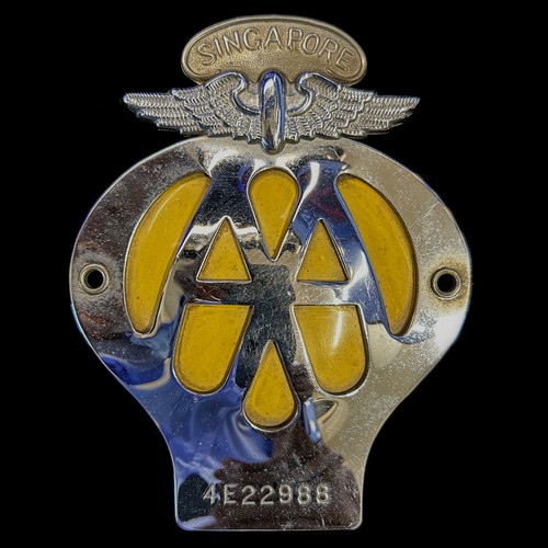 Singapore car badge - aa,
