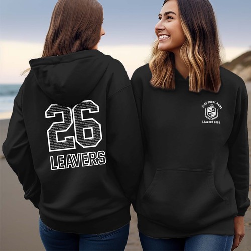 Personalised leavers hoodie - personalised,