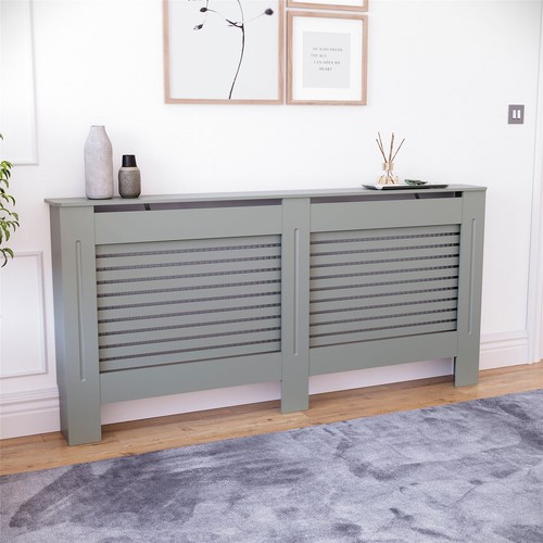 White radiator cover mdf small - white,