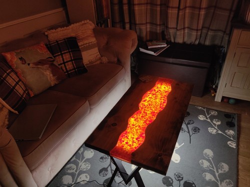 Molten epoxy table - molten,