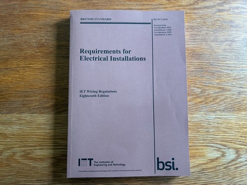 Requirements for electrical - for,