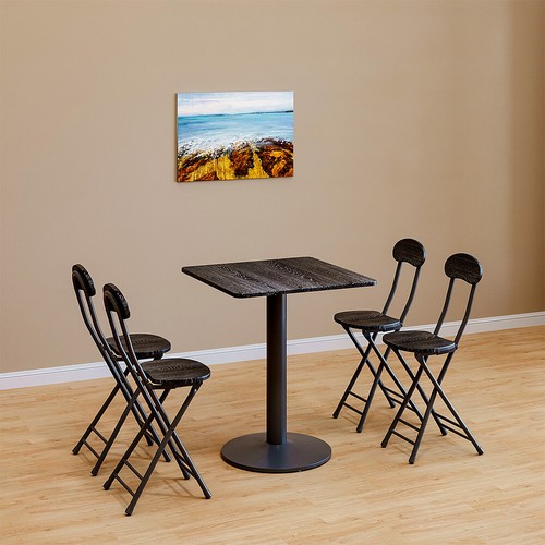 60cm square round dining - 60cm,