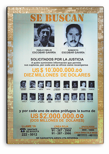 Pablo escobar wanted - pablo,
