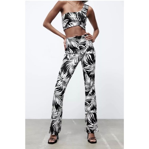 Zara plam print jacquard - zara,