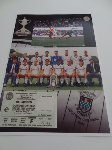 Mirren 1987 scottish cup - fc,