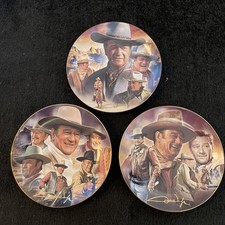 John Wayne Plates By Bradford