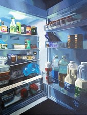 A2 Signed Art Print By Jack Greenwood 'Hunting For a Midnight Snack'