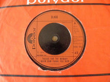SLADE   7"  SINGLE   THANKS