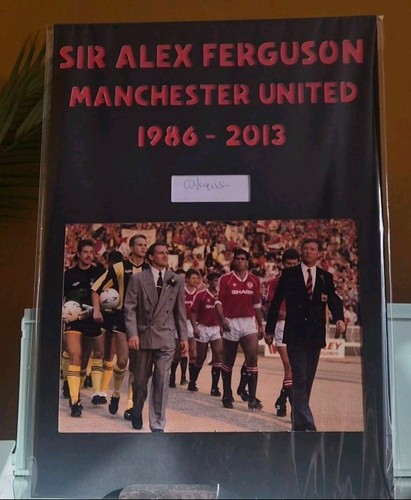 Genuine signed sir alex - signed,