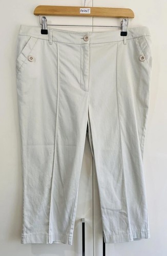 Papaya cropped trousers size - papaya,