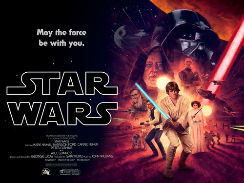 Star wars 1977 quad poster - wars,